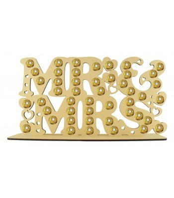 6mm Mr & Mrs Large Ferrero Rocher Confectionery Holder 